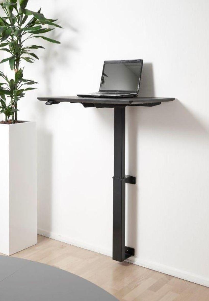 Linak Wall Solo - Elektrischer Wandtisch - Weißes Gestell/Ohne Tischplatte