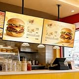 【Pour De Multiples Usages】Cet affichage numérique lumineux est idéal pour les boutiques, restaurants, cafés, cinémas, centres commerciaux, magasins, expositions, banques, hôpitaux, bureaux, hôtels, studios, etc. Il constitue un support publicitaire ou décoratif percutant.