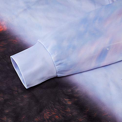 Freshhoodies Ragazzi 3D Felpa con Cappuccio Manica...