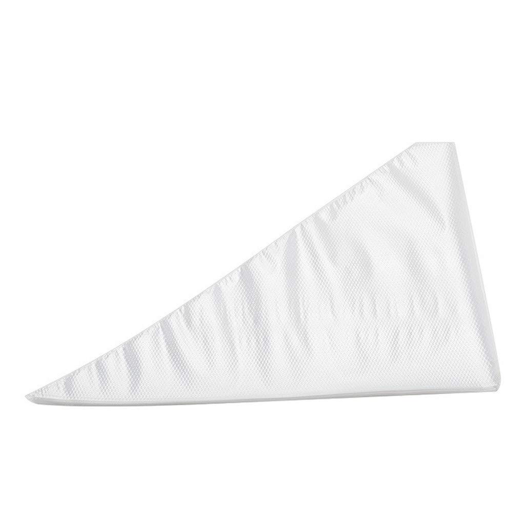 100 bolsas de decoración semi-transparentes para alimentos, paquete de pasteles desechables, bolsa para hornear, cocina, comedor y bar, juegos de utensilios para hornear con tapas