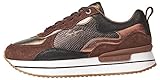EVA-Plateau und Gummisohle Pepe Jeans Damen RUSPER NAS Sneaker, Brown (Bronze), 40 EU