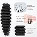 Feather Human Hair Crochet Bundles Knotless Deep Loose Wave Extensions Lightweight Micro Twists Pre Separated Crochet Hair For Braiding Curly 16Inch 120g 100Strands