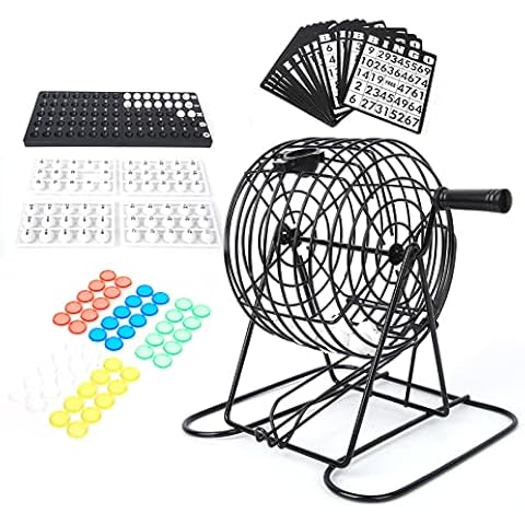 KENANLAN Deluxe Bingo Cage Game Set Cover