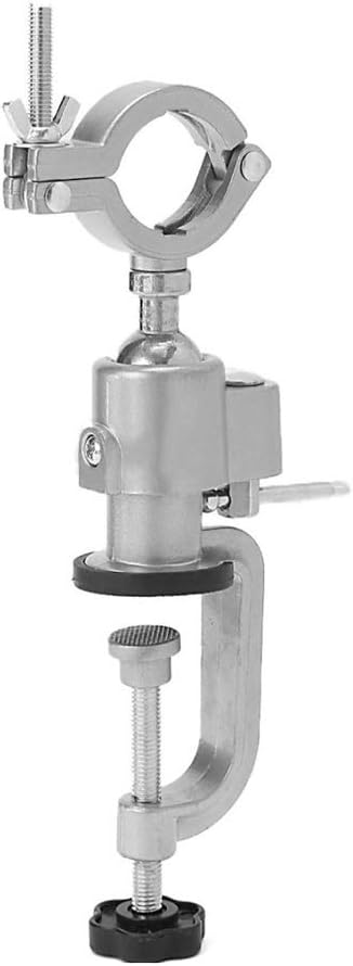 Adjustable Clamp-on Bench Vise Holder Electric Drill Stand Clamp 360 Degree Rotating for Grinder Power Tools
