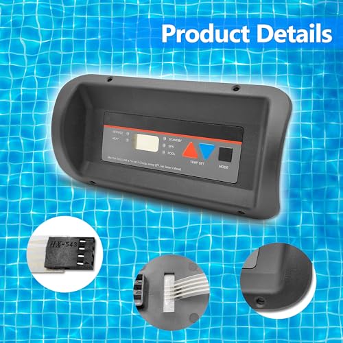 Bezel and Keypad Assembly Replacement Kit FDXLBKP1930 Compatible with Hayward Universal H-Series Low NOX Pool Heater Fits Models H150FDN, H200FDN, H250FDN, H300FDN, H350FDN, H400FDN, H150FDP by ARU - Image 4