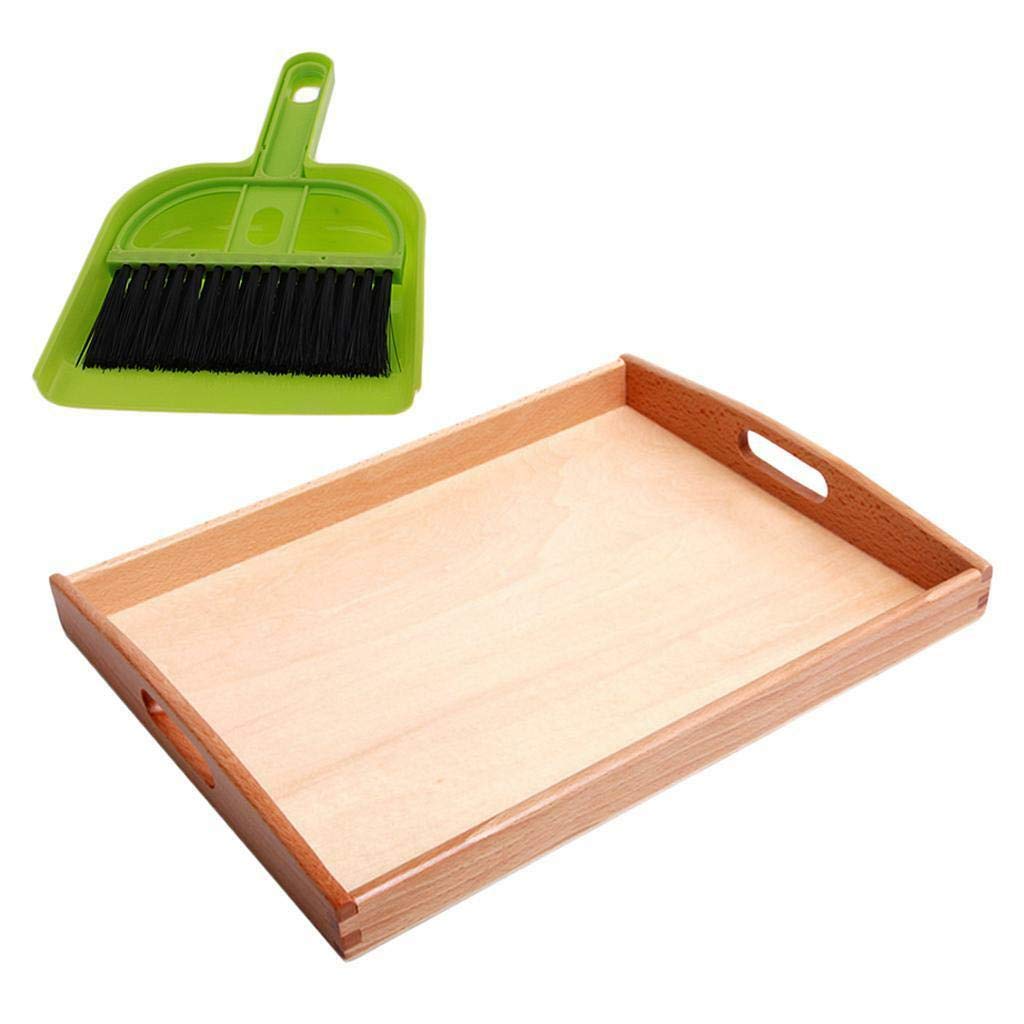 UBERSWEET® Montessori Education Toy Mini Dustpan/Besom for Kids Training - Random Color