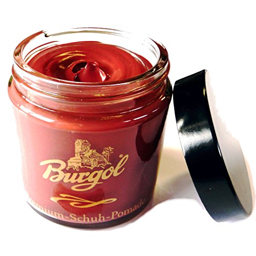 Pomade von Burgol in 15 Farben - Schuhpomade Burgol Kastanie