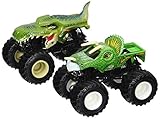 2017 Hot Wheels Monster Jam Demolition Doubles - Mega-Wrex Vs. Jurassic Attack 1:64 Scale
