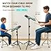 CAHAYA Electric Drum Pad Kids - Electronic Drum Set 9-Pads with Dual Speakers MIDI Portable Electric Drum Kit for Beginners Gift with Small Tray, Tripod Stand, Drumstick Bag