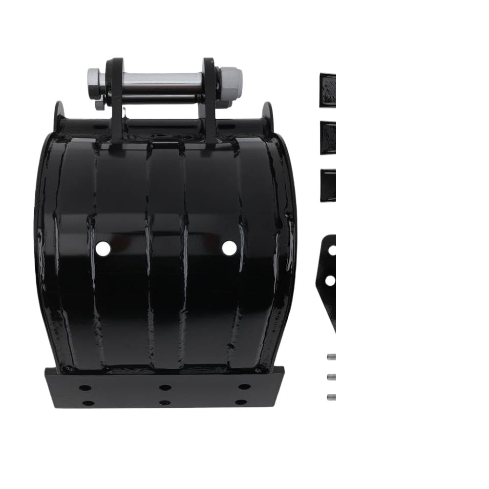 Excavator Attachment 12 Inch Narrow Bucket For Trenching Pipeline Compatible With 2 Ton Machine