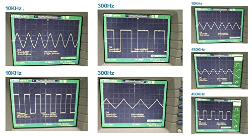 Youmile Signalgenerator-Modul ICL8038 Mittel-Niederfrequenz-Signalquelle 10Hz-450KHz Dreieck Rechteckwelle Dreifach-Signalgenerator-Modul mit Dupont-Kabel