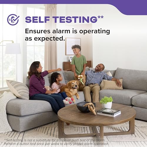 Kidde Smoke & CO Detector, Hardwired & AA Battery Backup, 30CUAR-V, 3 Pack - image 9