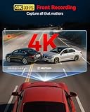 REDTIGER 4K Dash Cam Front, Mini dashcam with WiFi, Anti-theft Car Camera with Night Vision, WDR, 24H Parking Mode, Loop Recording, Two-step Installation, Included 32GB Card, Supports 256GB Max(F11) - Image 3