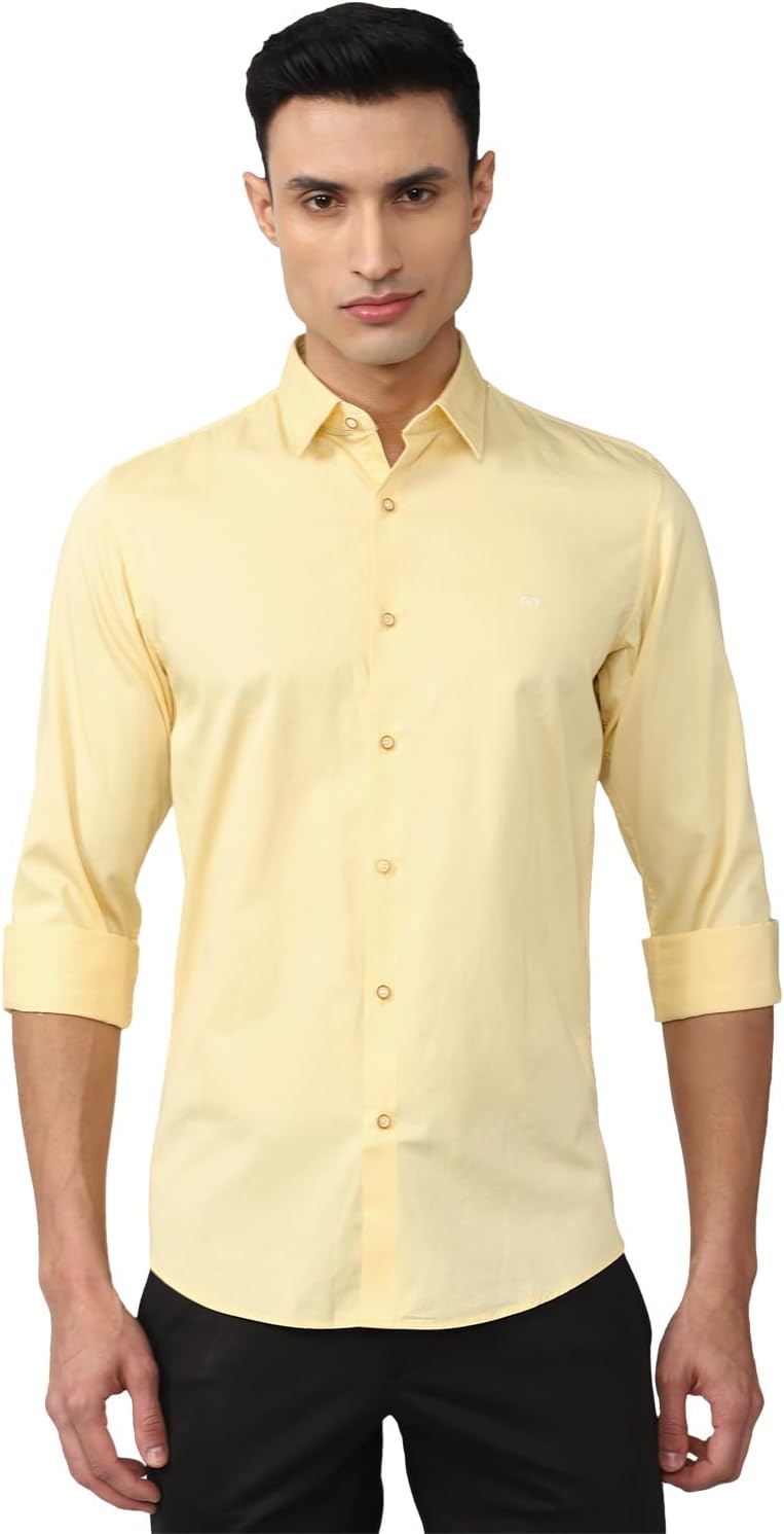 Peter England Men PCSFSSLPS14177 Western