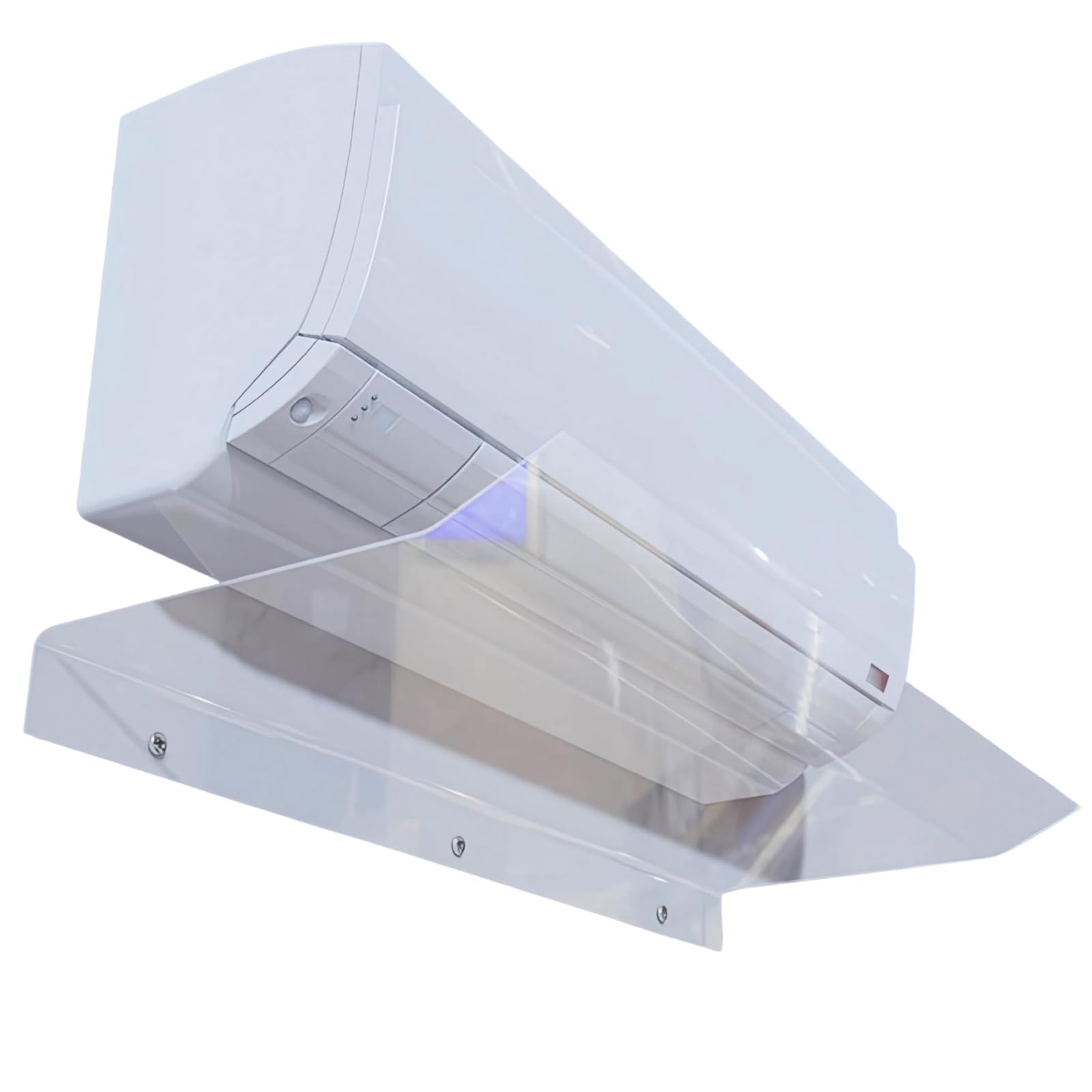 DC DEBORA CARLUCCI Deflettore per Condizionatore Universale in Plexiglass Trasparente 100x30x6 cm Deviatore Protezione Split per Aria Condizionata Ideale per Casa,Ufficio Spessore 5 mm Made in Italy
