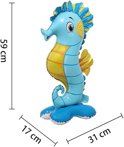 Miniatura 8 de Autoservicio 3D Animal Zorro, Koala, León, Elefante, Panda, Vaca, Conejo, Dinosaurio, Triceratops, Estegosaurio, Bola de baby shower, Globos de