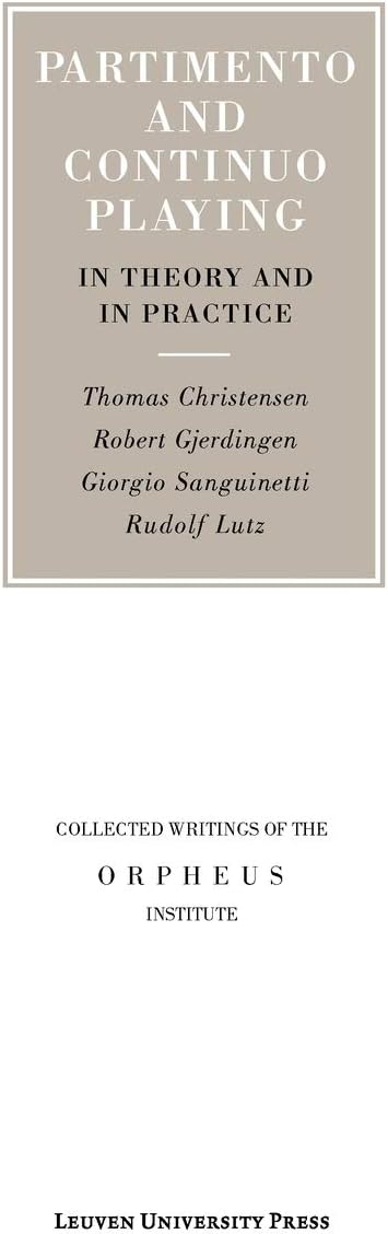 Partimento and Continuo Playing in Theory and in Practice