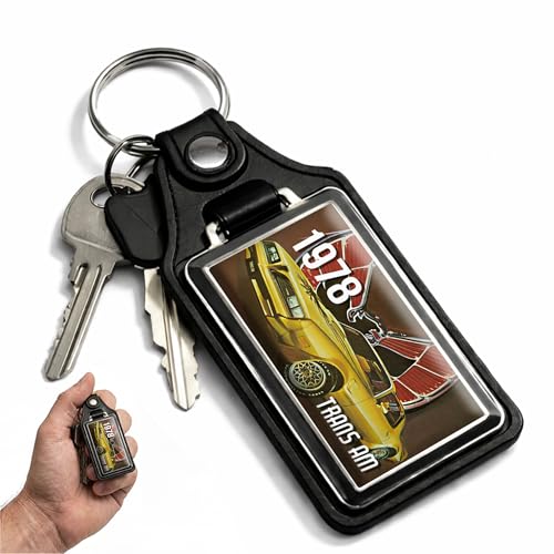 Image of Brotherhood Car Key Chain for Trans Am Firebird - Classic Models Keychain for Men and Women Gift Key Ring