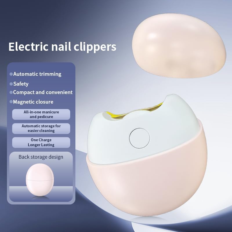 Miniatura 5 de Electric Nail Clipper with Nail Dust Storage, Safety Protection, Low Noise, LED Light  Compact, Portable & Low Vibration Nail Trimmer for Adults &
