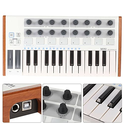 不明 25 ノート キーボード ドラム パッド MINI 25 キー 超ポータブル USB MIDI キーボード コントローラー 電子キーボード の商品画像 2
