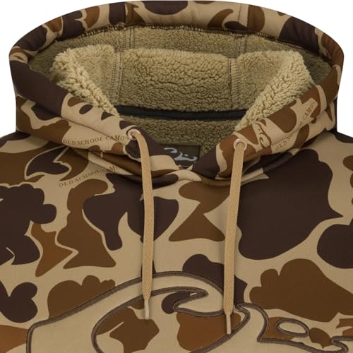 Drake Waterfowl Men's LST Silencer Hunting Warm Anti-Pilling Hoodie with Soft Feel Combed Fleece Interior & Kangaroo Pouch3