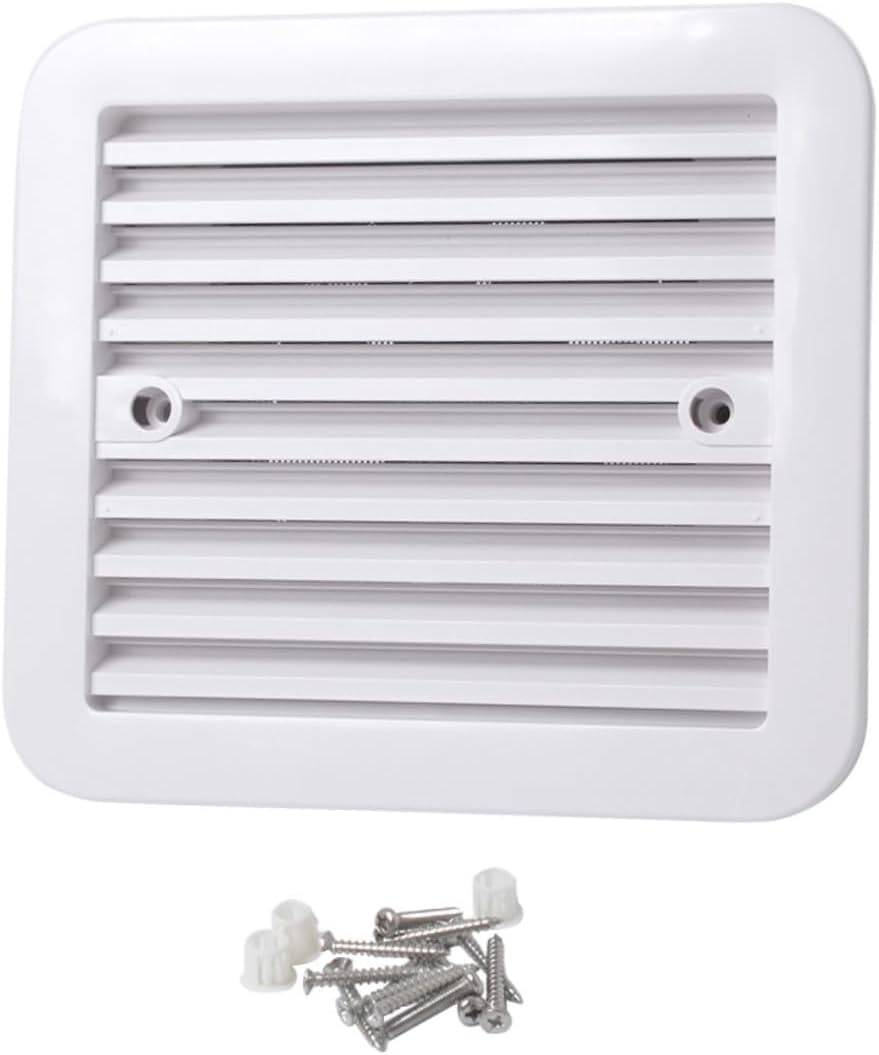 12v 8-inch Rv Exhaust Vent Fan with Blades, Silent Bathroom Ventilation Fan for Camper Roof Air Exchange and Replacement Part