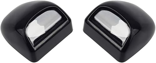 Miniatura 6 de CHERCOO cristal de lámpara de luz para placa de auto Repuestos Aftermarket (QTY 2, cromo)