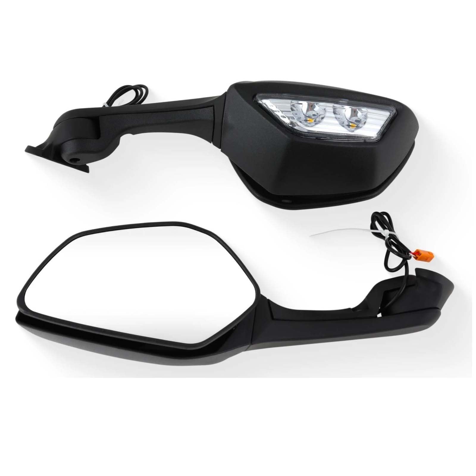 Rétroviseurs Latéraux De Moto avec Clignotants Et pour Kawasaki pour Ninja ZX 10R ZX-10R 2011-2015 2016-2020 H2 2014-2015