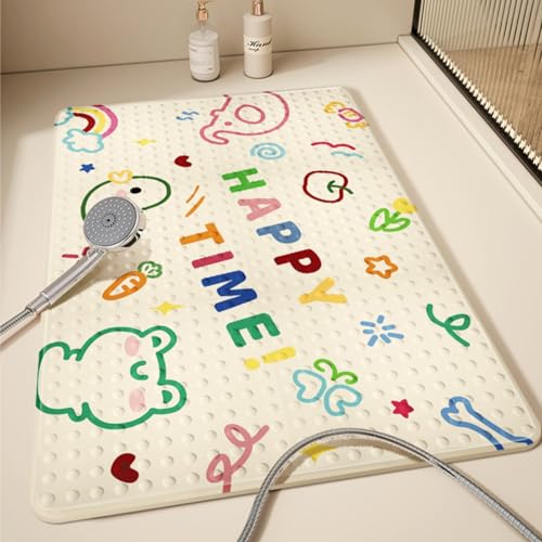 Bath Mat Non Slip Anti Mould, 70 * 40 cm Bathroom anti-slip 