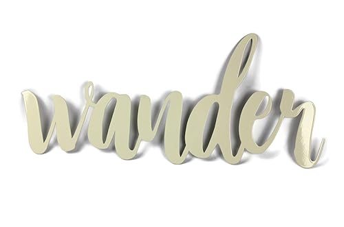 Miniatura 626 de Steel Metal Script Word Art - Various Sizes and Finishes (cheers Small 12.5x6", Raw, Unfinished Steel)