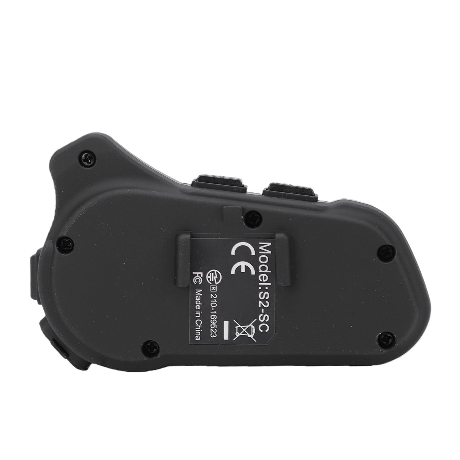 Dpofirs Casco con Cuffia con Display LED HD, Impermeabile IP67