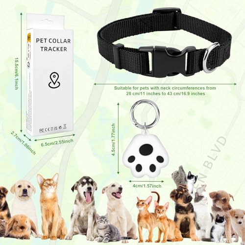 Tracker Katze, Tracker Hund, Mini Katzen Trackers Ohne ABO, Haustierortungsgerät Katzentracker Hundetracker für Katzen Hunde