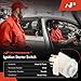 A-Premium Ignition Starter Switch Compatible with Audi & Porsche & Volkswagen Vehicles - 4000 Quattro Coupe 914 924 Cabriolet Dasher Fox Golf Jetta Convertible Pickup Scirocco Super Beetle - 7 Blades