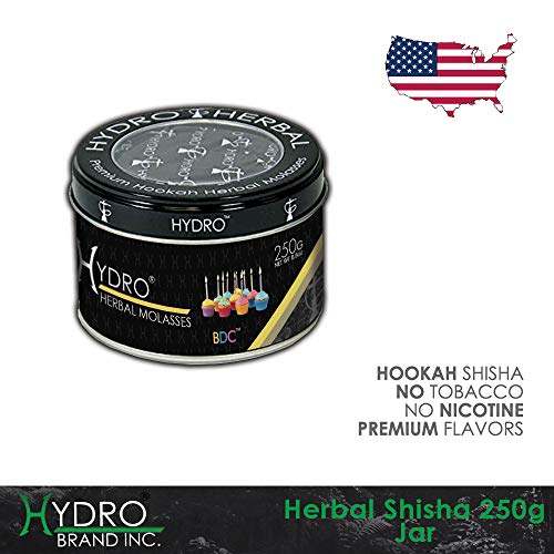 Hydro Herbal Hookah Shisha 250g Can - BDC - Birthday Cake - [Premium Flavor - Tobacco Free, Nicotine Free] BDC - Thumbnail 6