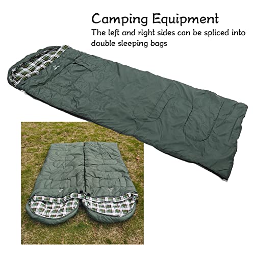 Envelope Sleeping Bag, Portable Sleeping Sack, Camping Sleeping Bag, Thickened Double Persons Sleep Bags for Outdoor Camping Hiking – Image 4