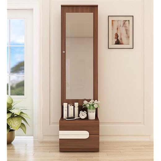 Caspian Wooden Vanity Dressing Table - Rainforest Brown