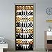 Creative Design Art Porte Affiches Autocollant Mural Étanche Autocollant pour La Porte Salle De Bains Chambre Décor À La Maison Murale A16 90x200 cm