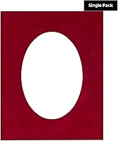 Vista 330 de CountryArtHouse Marco ovalado verde cazador de 5 x 7 pulgadas, sin ácidos, con núcleo blanco, corte biselado para fotos de 4 x 6, se adapta a marcos