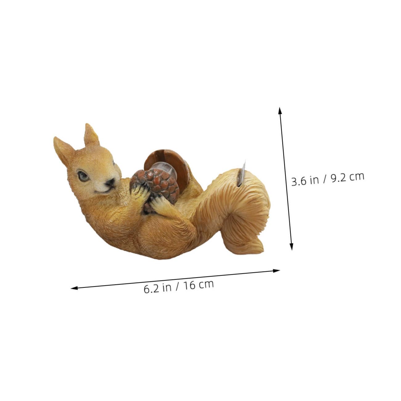4 Stück Niedlicher Eichhörnchen Klebebandspender aus Resin Stabiler Tape Holder und Dekorativer Schreibtisch Organizer Vielseitiger Tape Cutter für Büro und Zuhause