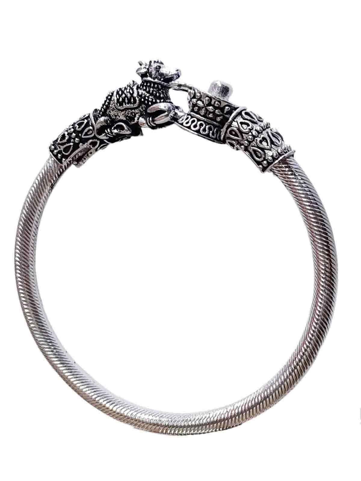 NANDI & SHIV LING BHOLE NATH JI KADA/BRACELET BANGLES KANGAN FOR MEN & WOMEN FASHIONABLE KADA (White) (B0DF6NY6GP) Amazon Price History, Amazon Price Tracker