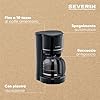 SEVERIN Macchina Caffè Americano Con Filtro Permanente, 10 Tazze, Funzione Di Mantenimento In Caldo, Spegnimento Automatico, KA 4320