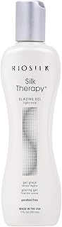 BioSilk Silk Therapy Glazing Gel, Light-Hold Styling Gel For Shine Without Stickiness, Sulfate, Paraben, & Cruelty-Free, 7 Oz