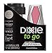 Dixie to Go Coffee Cups & Lids, 12 Oz, 84 Count, Assorted Designs, 6 Packs of 14, Disposable Hot Beverage Cups & Lids