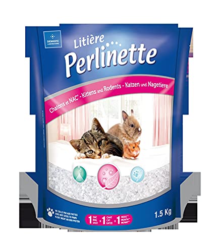 Perlinette Litière en Silice pour Chaton/NAC 1,5 kg