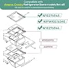 MONST W10276348, WPW10276348, W10276344, 2309524, 2312014 Glass Shelf Compatible with Whirlpool, Kenmore, maytag, Amana, Crosley, etc, Refrigerator (Some Models), Part Number : AP6018411, PS11751713