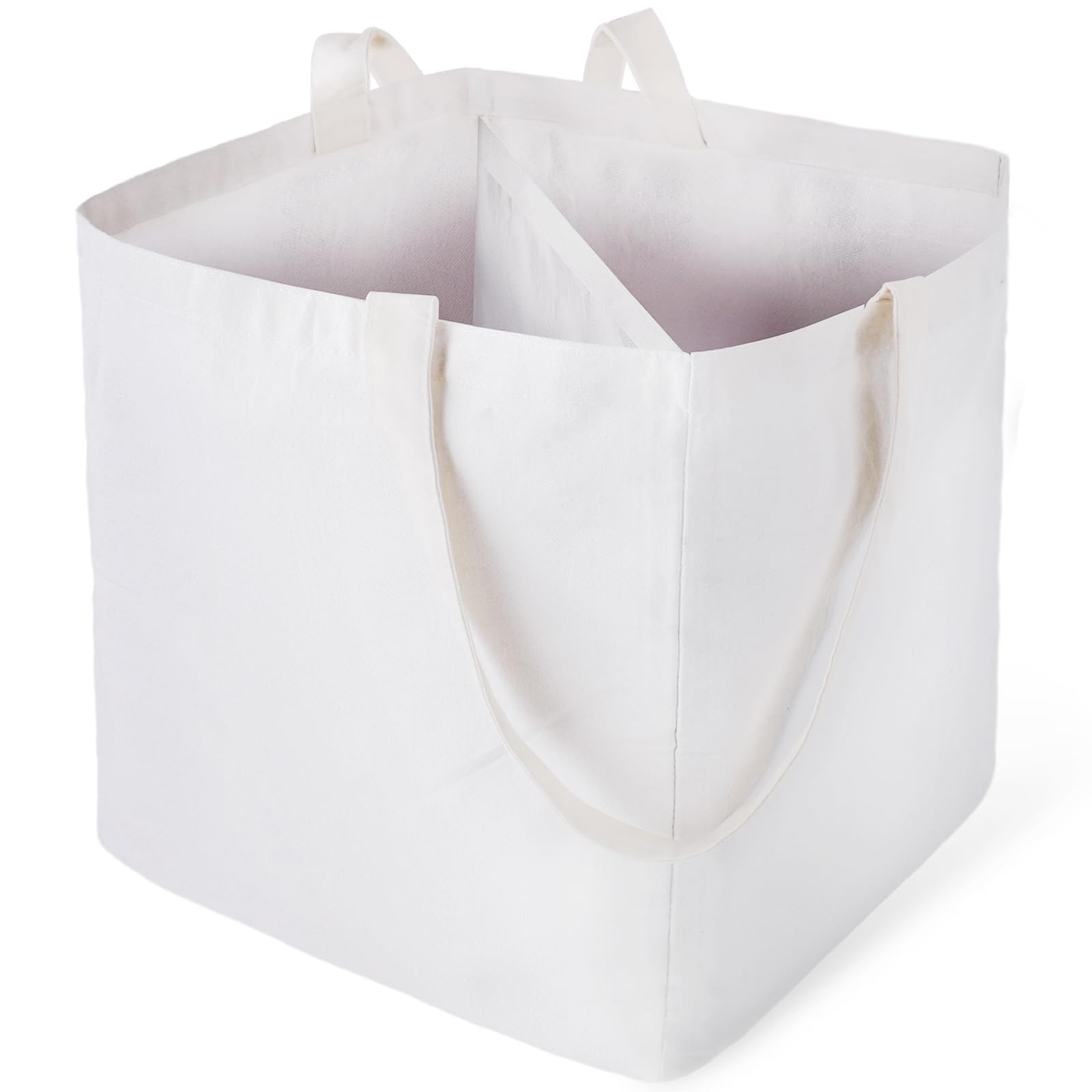 MCPINKYClothes Hanger Organizer Bag, Hanger Triangle Storage Bag with Handles Hanger Stacker Hamper Square for Closet Tidier Laundry Rooms Wardrobe Drying Rack