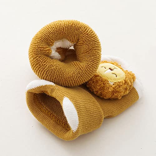 Baby Winter Socks Warm Winter Baby Socks Cartoon Coral Velvet Warm Socks Cute Plush Ear Kids High Socks2