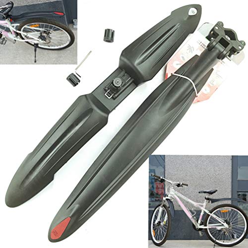 1 Par Guarda-lamas Traseiro Guarda-lamas Para Bicicleta Bicicletas Bicicletas Guarda-lamas Mtb Pára-