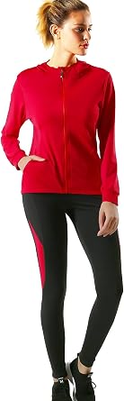 Active Wear Sets for Women -Workout Clothes Gym Wear TracksuitsYoga Jogging Track Outfit Legging Jacket 2 Pieces Set