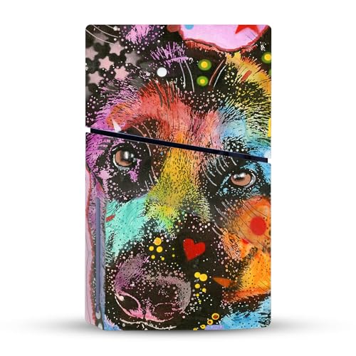 Autocollant de jeu PS5 Slim vinyle peau couverture autocollante pour console de jeu